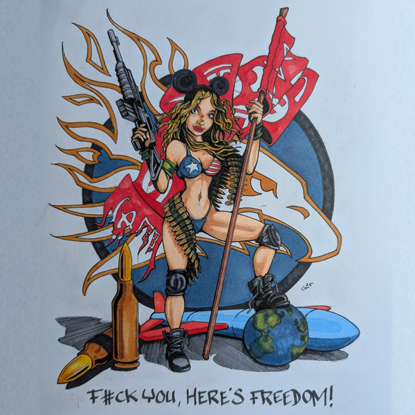 F#ck you, here’s freedom!